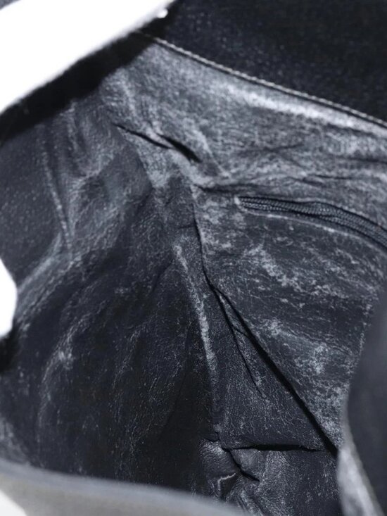 GUCCI GG Supreme Clutch Bag PVC Leather Black Gold 89 02 075 Auth 159284 - Picture 12 of 16